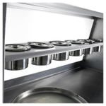 Фризер для жареного мороженого Foodatlas KCB-1Y (контейнеры, стол для топпингов)