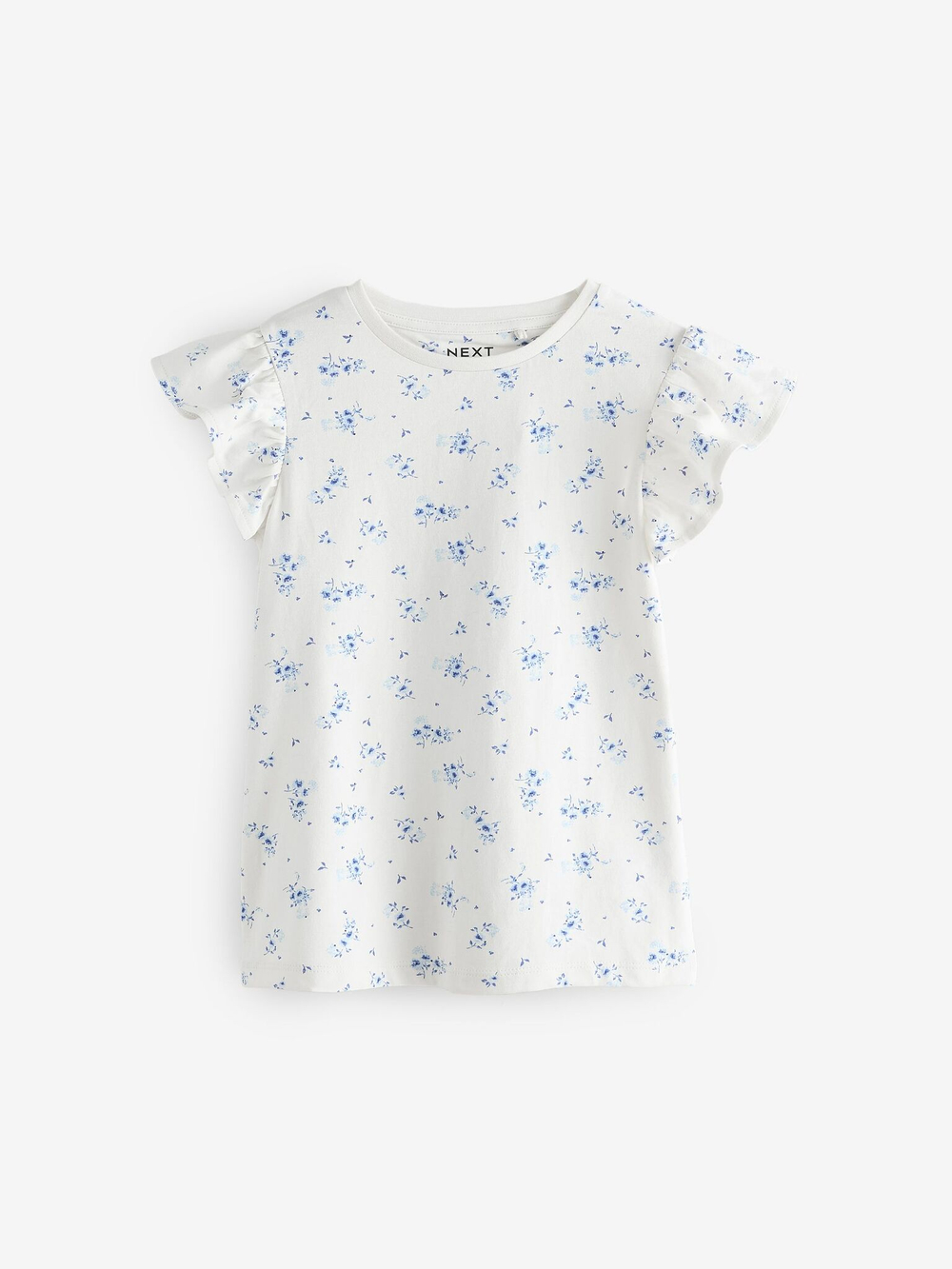 Футболка для девочки Next E44-336, 4 шт., Розовый, Голубой, Белый