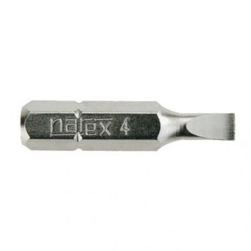 Вставка для шуруповерта шлиц 0,5x3.0, 1/4", 30мм Narex 807100