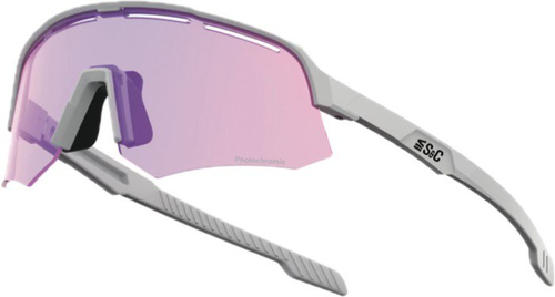 Очки S&C ZACAN Photochromic Lavender mirror, Matt white