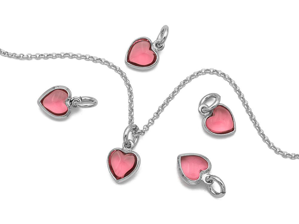 Подвеска Сердце-мини, 8,8мм