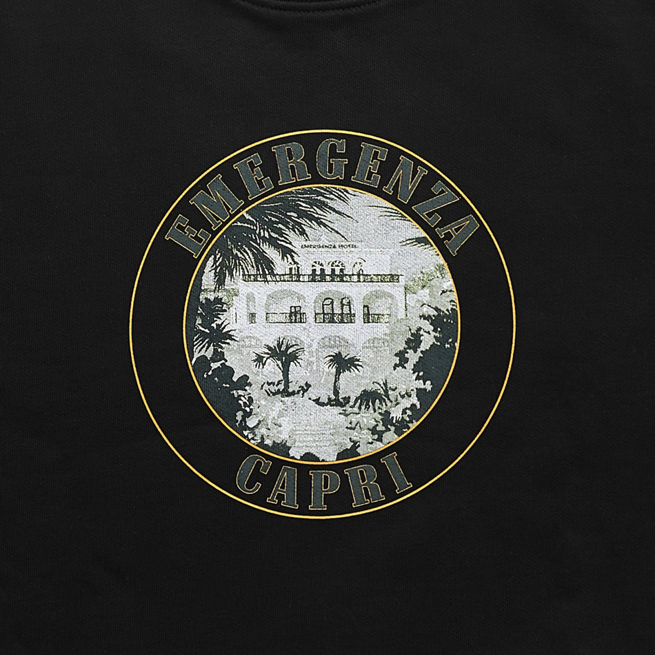 CAPRI CROPPED SWEATSHIRT OVERSIZED LOOSE