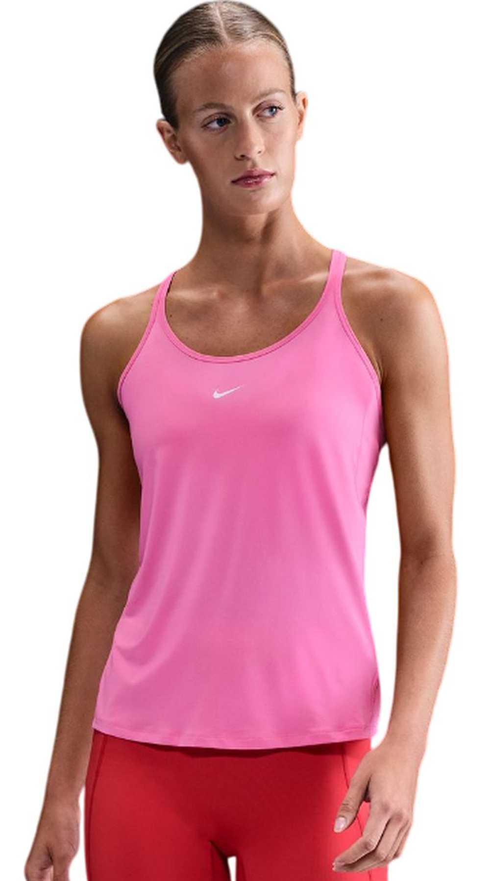 Женский топ теннисный Nike One Classic Dri-Fit Tank - playful pink/white
