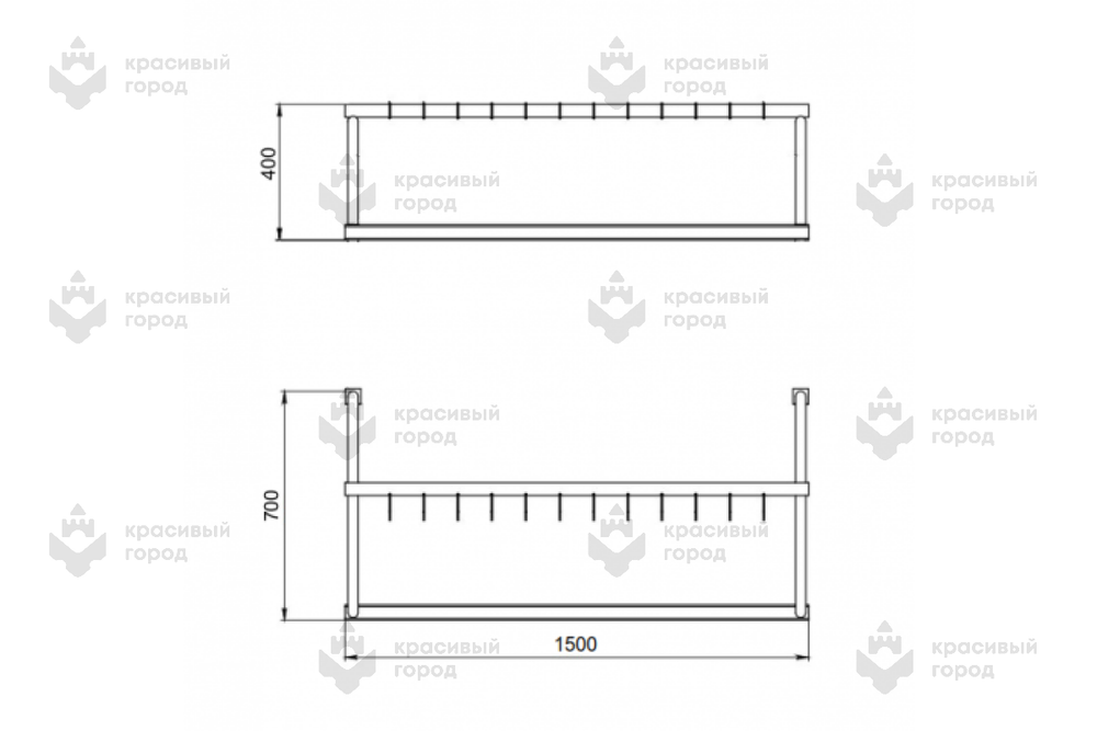 Парковка для самокатов, 13 мест