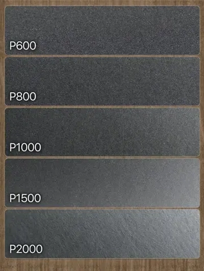 Наждачная бумага набор 230х280 Р600, Р800, P1000, P1500, P2000 Шкурка шлифовальная , Водостойкая наждачная бумага, 5 шт. WATERPROOF