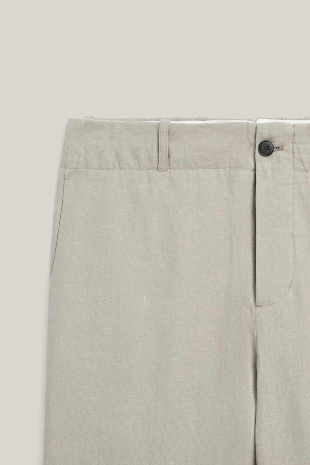 Massimo Dutti Брюки из 100% льна - Limited Edition, серый