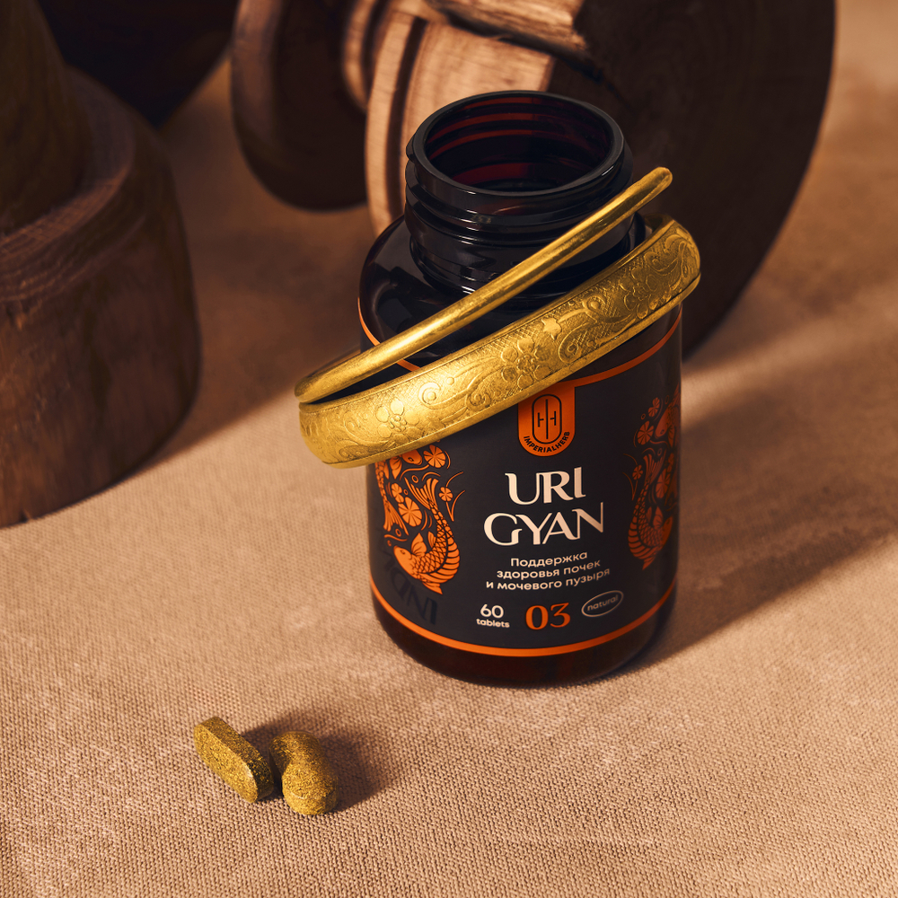 URI GYAN Аюрведический комплекс УРИ ГЯН Очищение почек 60шт