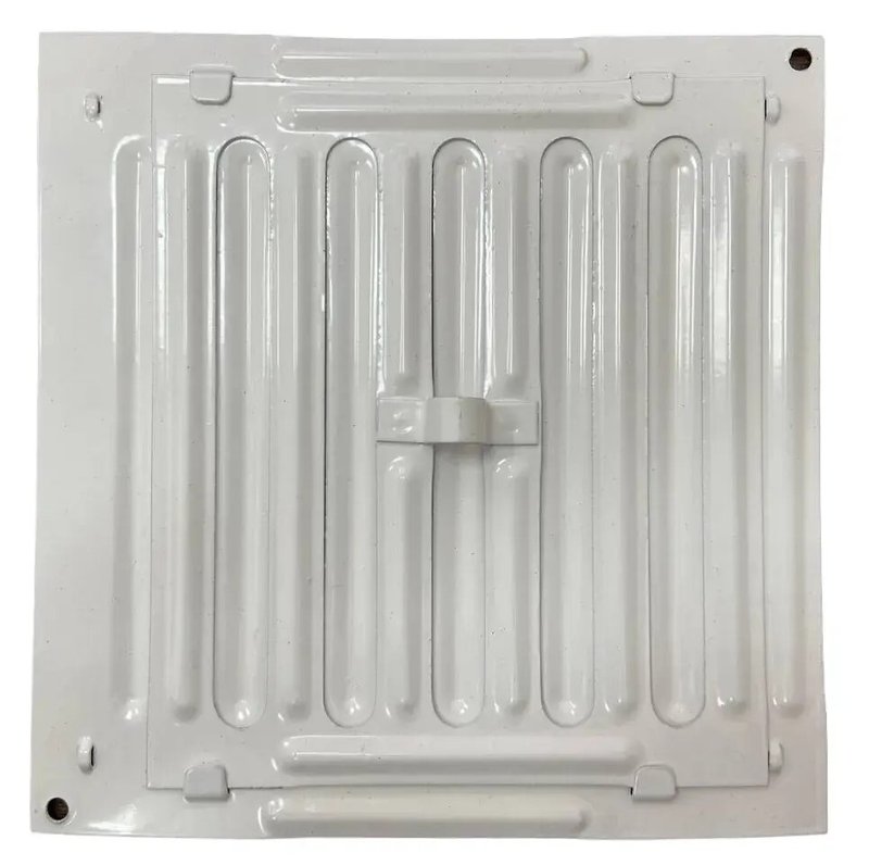 Решетка металлическая регулируемая P-150 200х200 мм белая