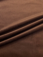 Вельвет хлопковый светло-шоколадный