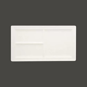 Тарелка прямоугольная 3-секционная RAK Porcelain Classic Gourmet 39*21 см