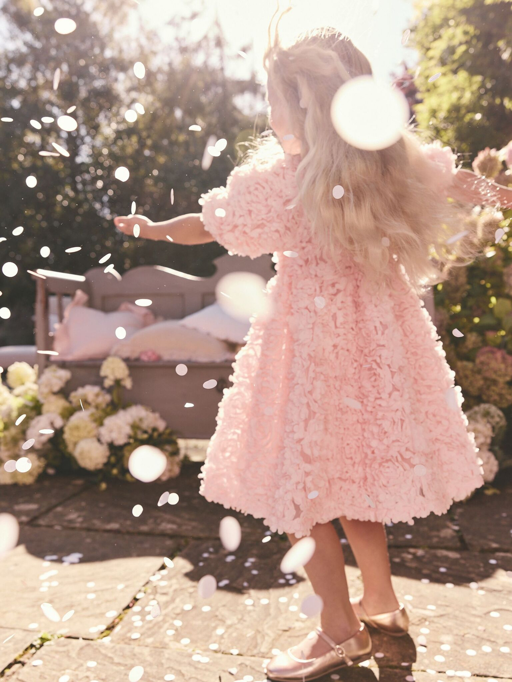 Платье для девочки Next E57-554, Розовый