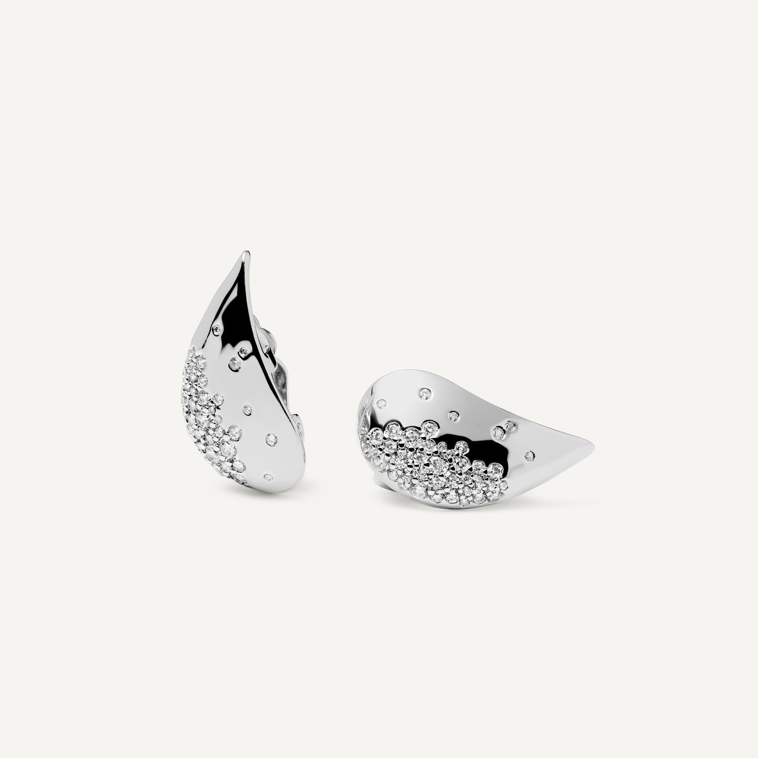 Клипсы Drop Scattering Earrings