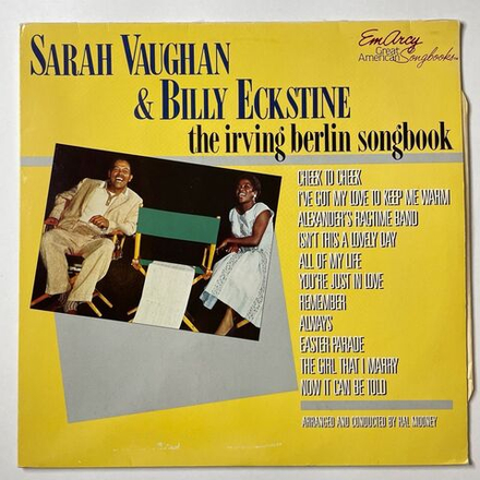 Винтажная виниловая пластинка LP Sarah Vaughan and Billy Eckstine The Irving Berlin Songbook (Holland 1984)
