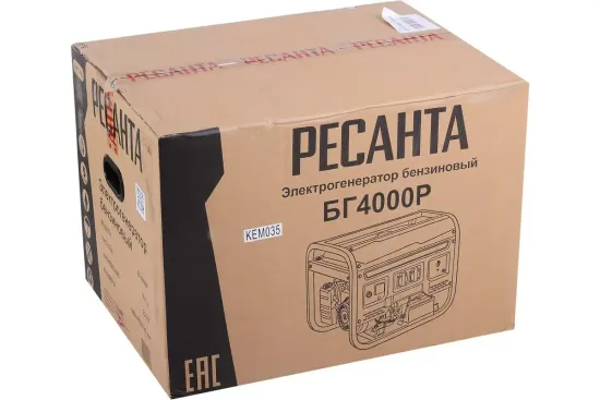 Бензиновый генератор РЕСАНТА БГ 4000 Р