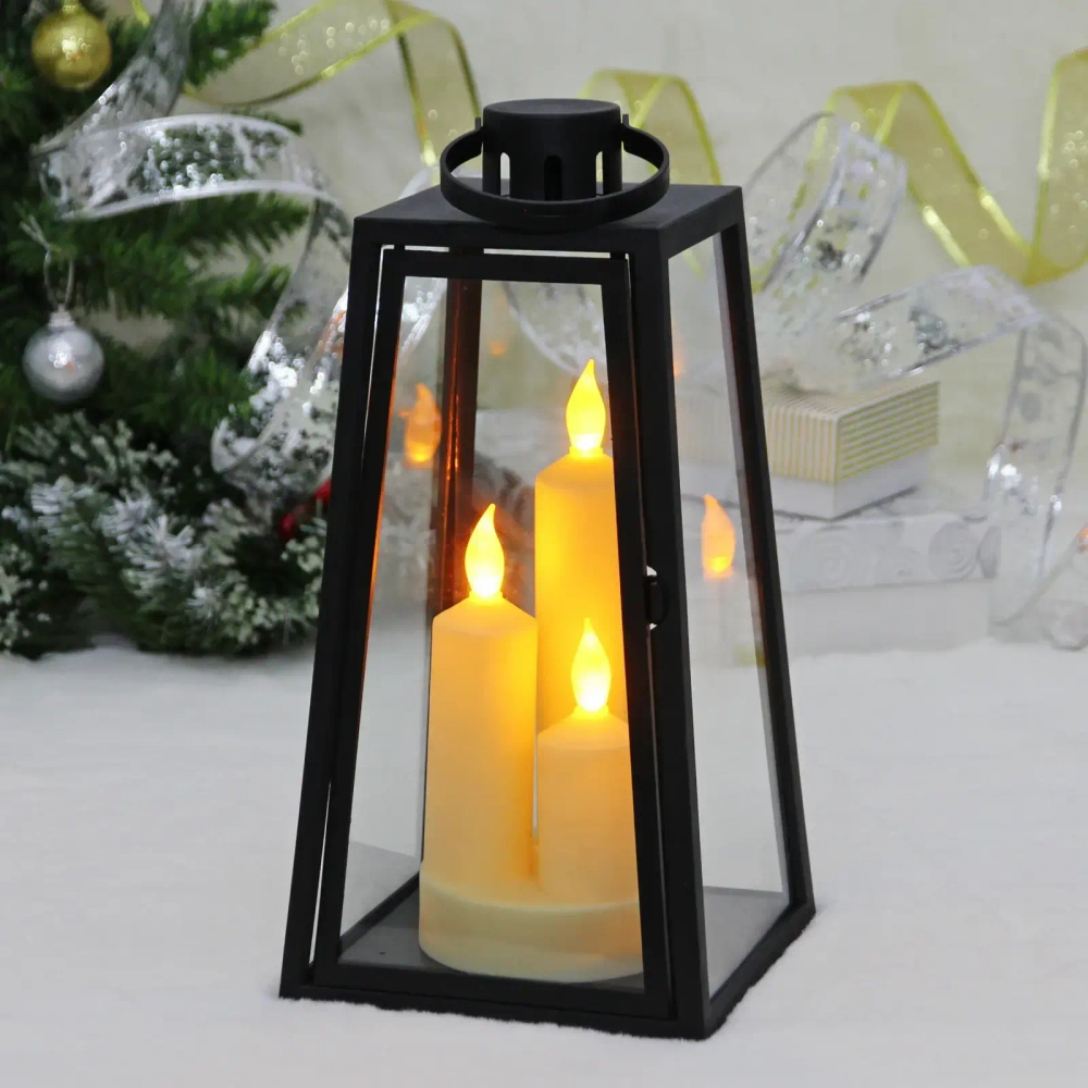 Сувенир с подсветкой «Сказочная ночь» 16*16*32 см (работает от 3*ААА), Черный