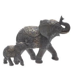GAEM Фигурка декоративная "Слоны", L26 W10,5 H18,5 см