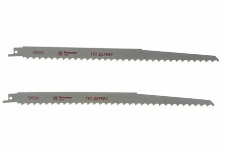 Полотно для сабельных пил Hammer Flex 225-005 S1617K 300x19x1.25мм дерево (2шт)