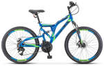 Велосипед 24" Stels MUSTANG MD Диск,рама 16,Сине-чёрный