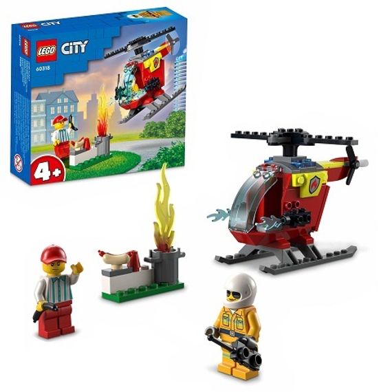 Lego konstruktor City 60318 Fire Helicopter