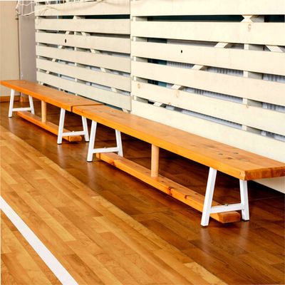 Скамья гимнастическая - на металлических ножках - 2.4м