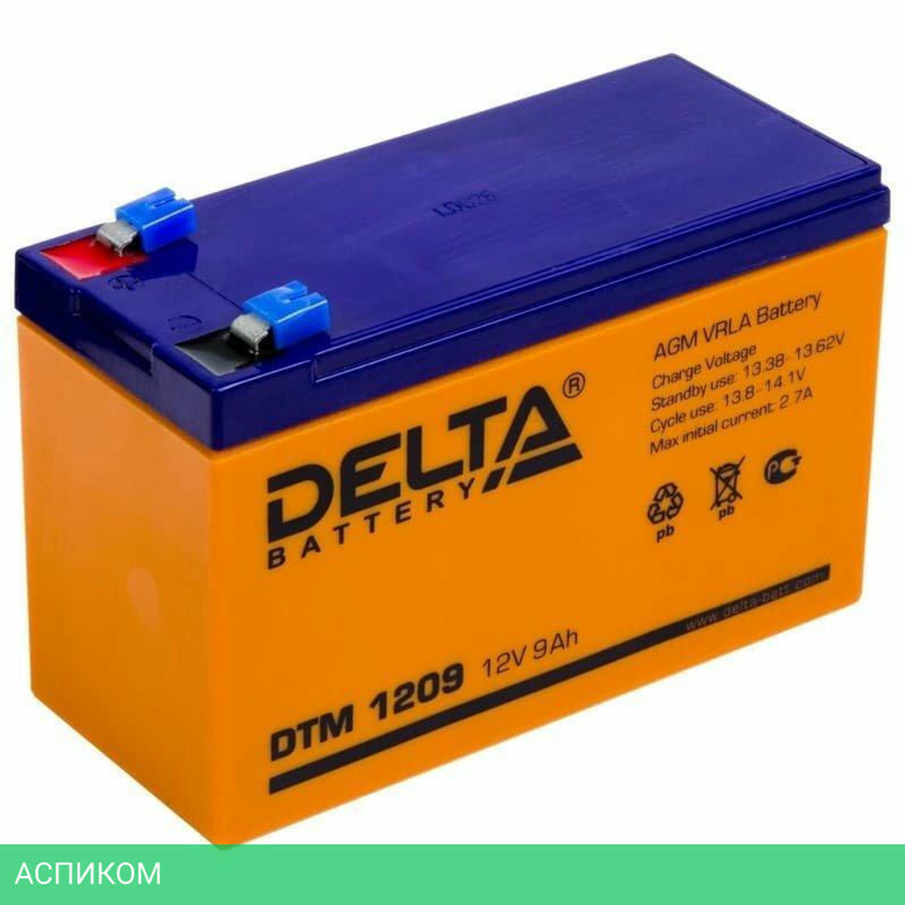 Аккумулятор для ИБП Delta DTM 1209