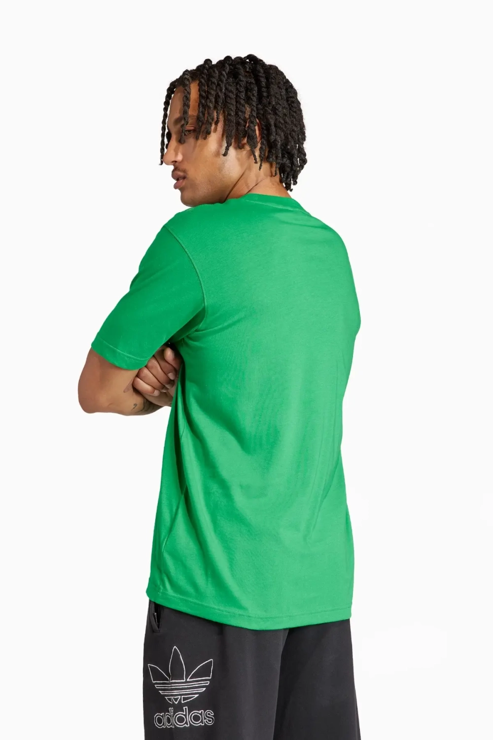 Футболка adidas Adicolor Trefoil - зеленый
