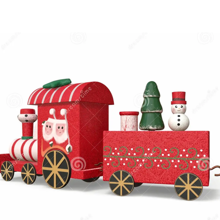 Рождественский поезд Diy