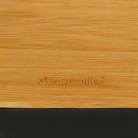 Набор емкостей для сыпучих продуктов 3 шт. Kamille KM 1134B из бамбукового волокна с крышками