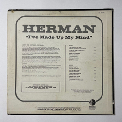 Винтажная виниловая пластинка LP Herman Adelsohn I've Made Up My Mind (USA 1970)