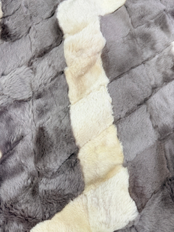 Покрывало меховое ковер из шкуры овчины