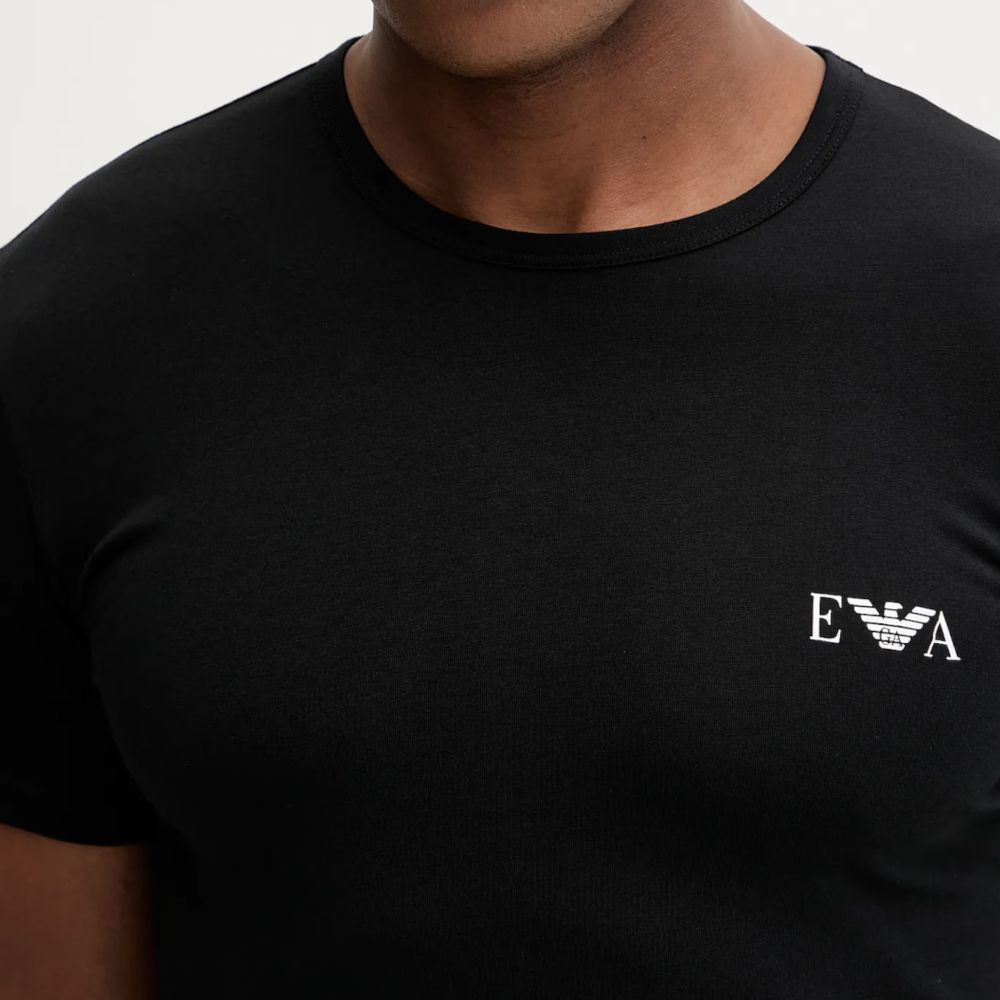 Набор мужских футболок 2в1 черные Emporio Armani EM001849_AF14131