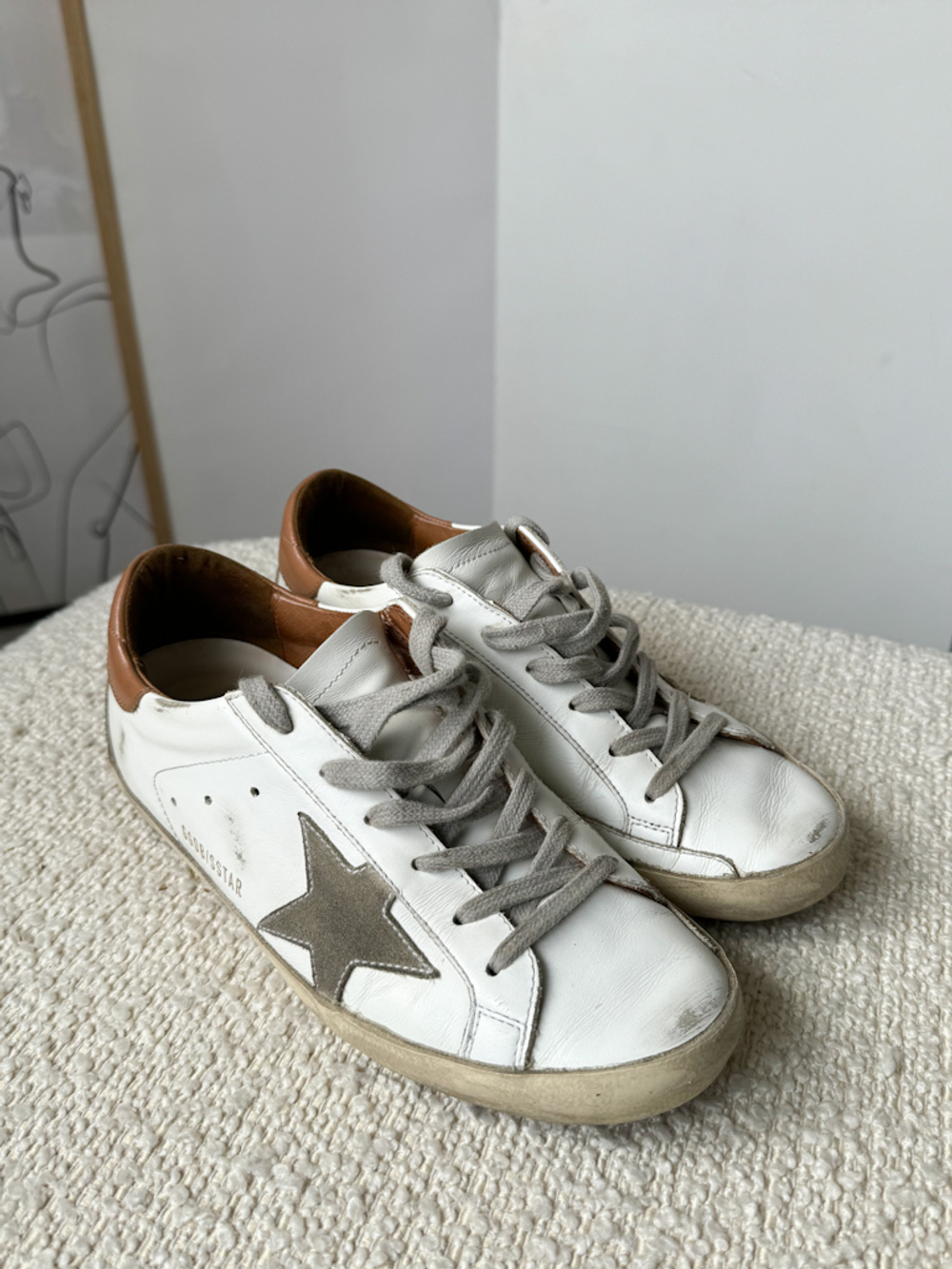 Кожаные кроссовки Golden Goose, 37