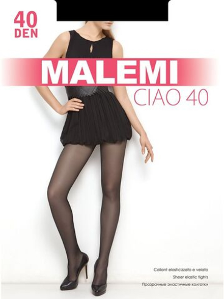 Malemi Ciao колготки класс. с шортиками 40 den nero р.3 (M)
