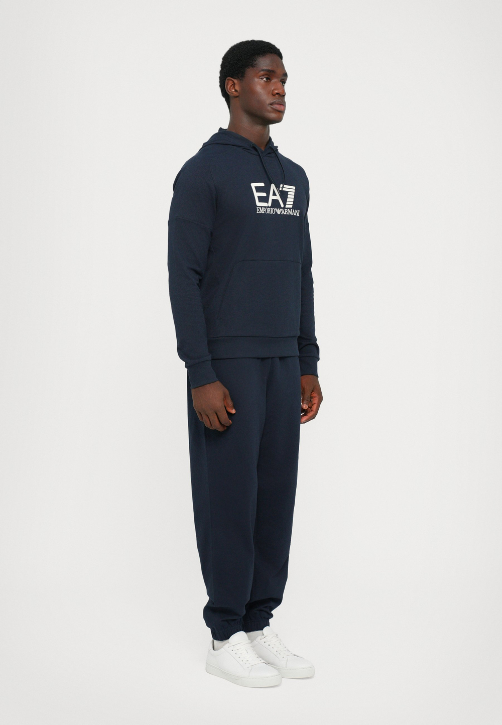 EA7 Emporio Armani Толстовка с капюшоном - Синий