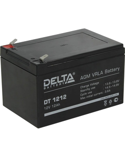Аккумулятор Delta DT 1212 (12 А\ч, 12В) свинцово- кислотный аккумулятор