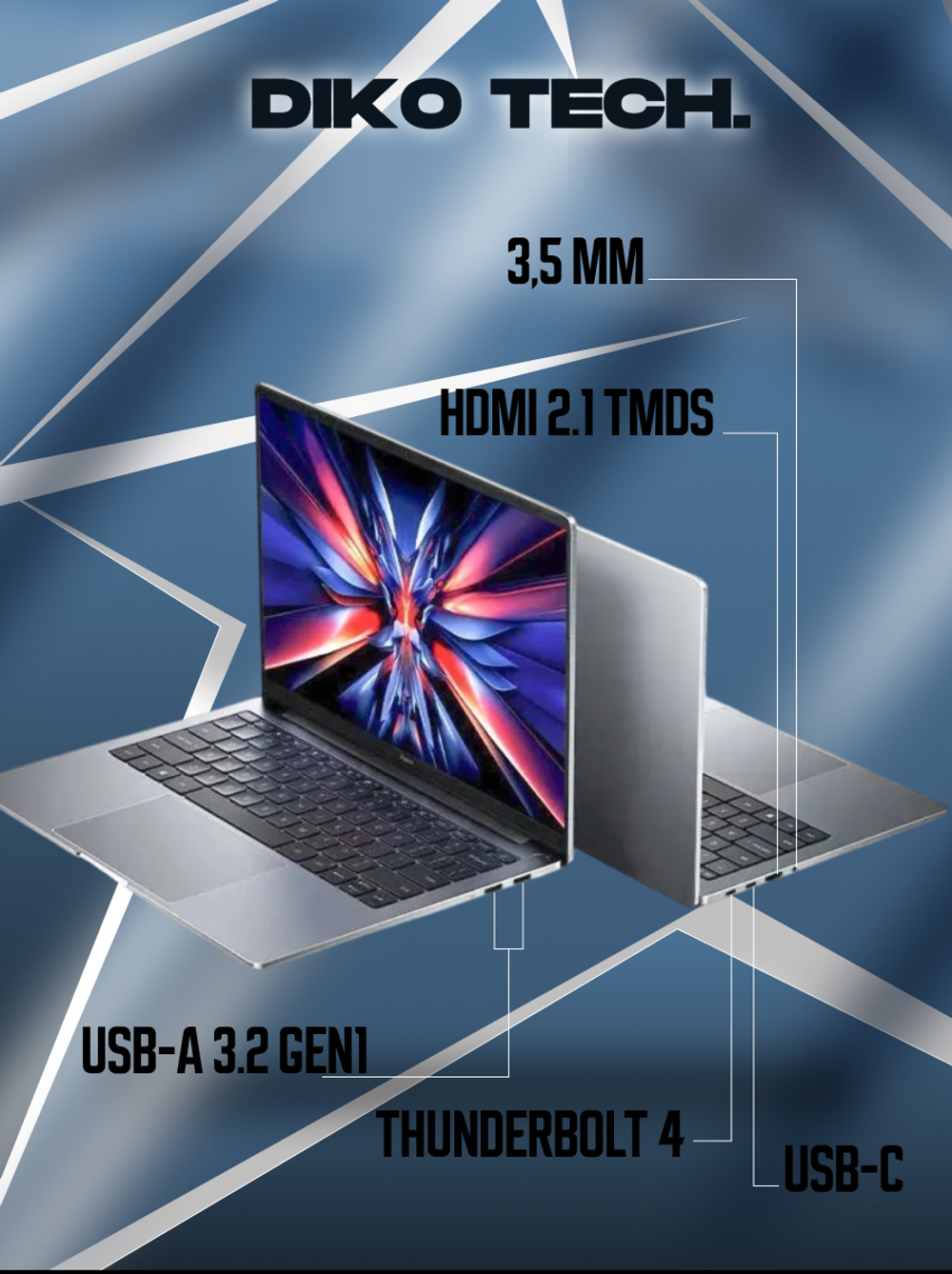 Ноутбук Xiaomi RedmiBook Pro 14 / 2025 / Ultra 7 255H / 32GB / 1Tb / GREY