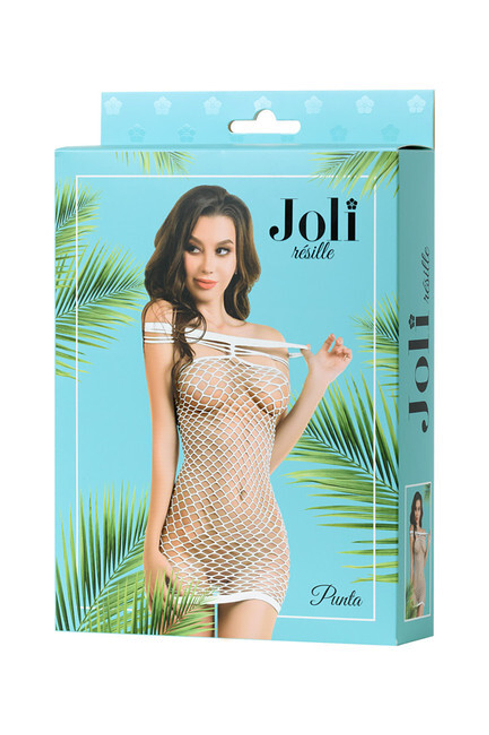 Платье-сетка Joli Punta , LXL (46-48) (Цвет: белый)