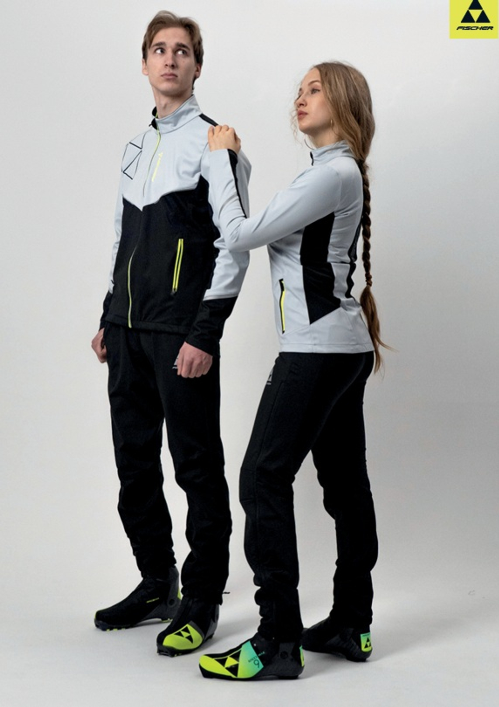 Женские брюки FISCHER Softshell Light, черные GR8211-100