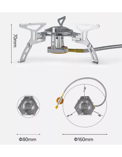 Горелка газовая Naturehike  портативная 3кВт