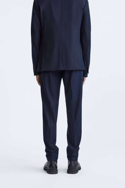 ZARA КОСТЮМНЫЕ БРЮКИ КОМФОРТНОЙ ПОСАДКИ, ЯРКО-СИНИЙ