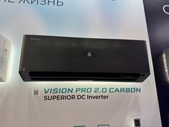 Инверторная сплит-система серии VISION PRO 2.0 CARBON SUPERIOR DC Inverter AS-10UW4RXVQH01A(B) (комплект)