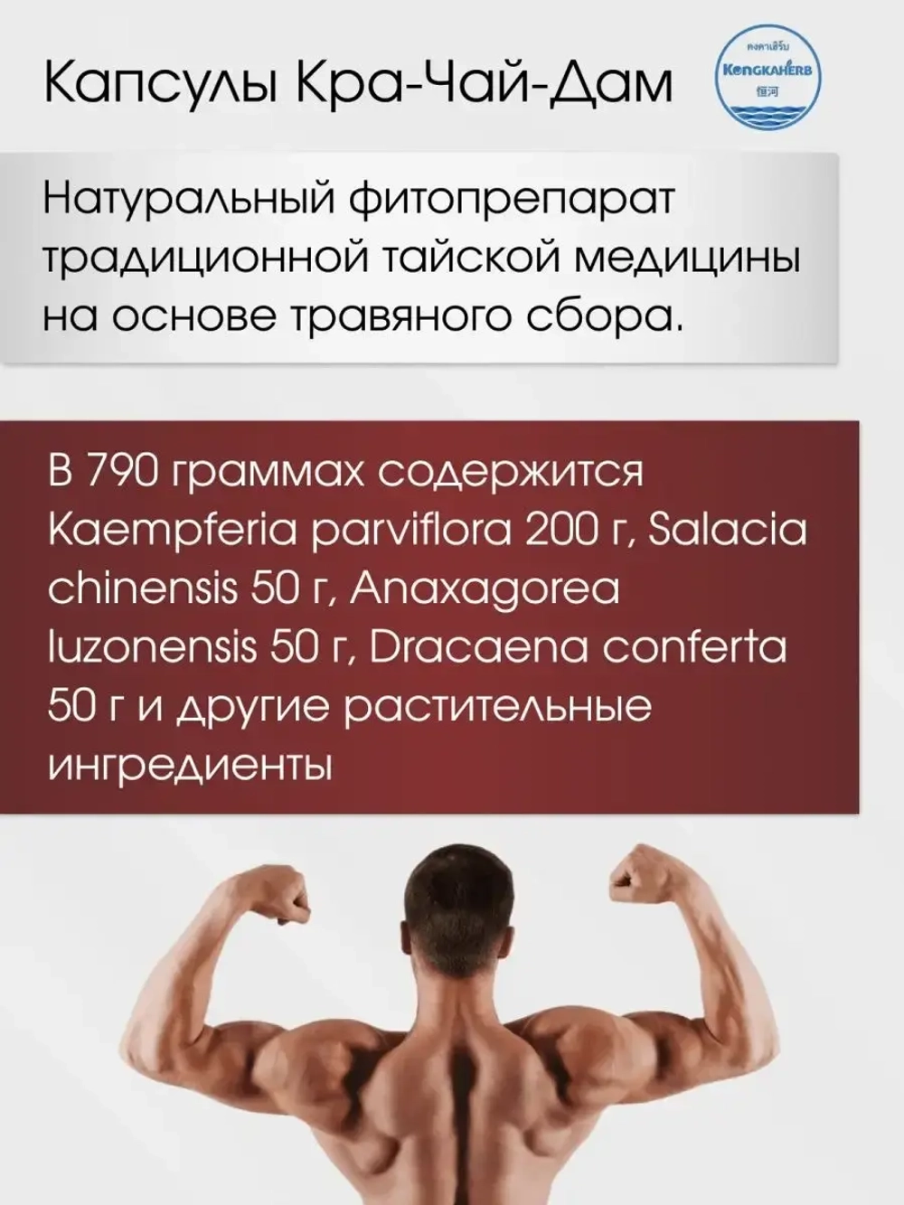 Растительный Бустер Тестостерона для потенции и спорта
