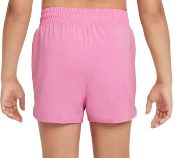Шорты для девочки теннисные Nike Kids Dri-Fit One High-Waisted Woven Training - Розовый