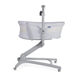 Кроватка-стульчик Chicco Baby Hug 4 в 1 Air Stone, серый