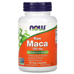 NOW Foods, Сырая мака, 750 мг, 90 растительных капсул