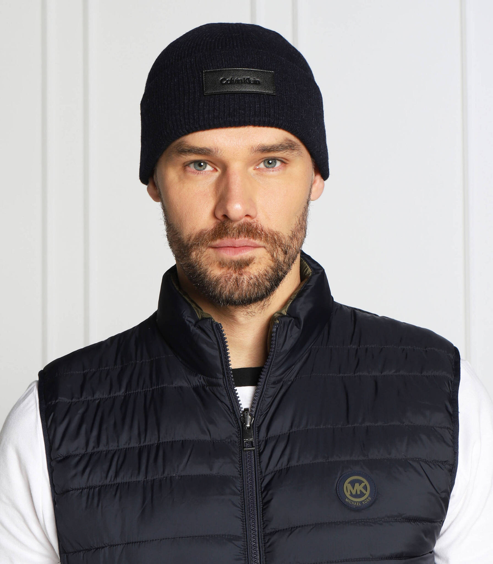 хлопковая шапка badge docker Calvin Klein - темно-синий(K50K509676)