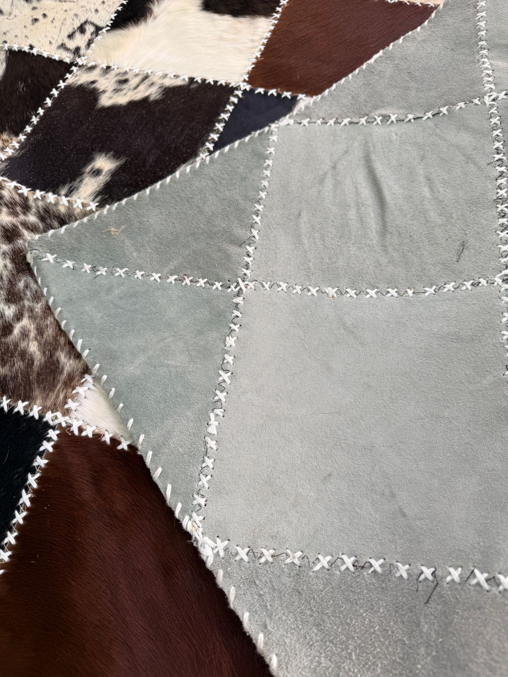 Ковер овальный натуральный Телячья шкура