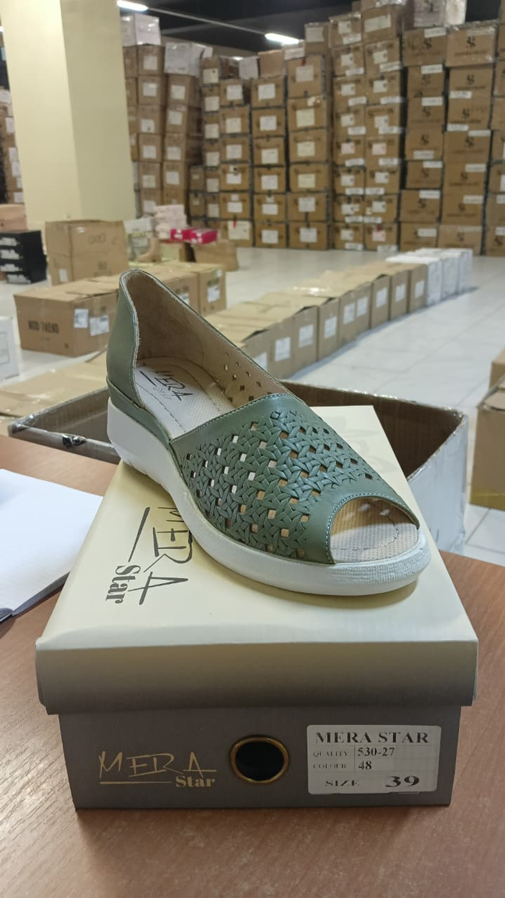 Туфли женские летние MERA 530-27\48