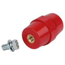 Изолятор ЭРА NO-224-152 SM-51 с болтом (Н51хD36мм М8) 15кВ | Шинные изоляторы и шинодержатели