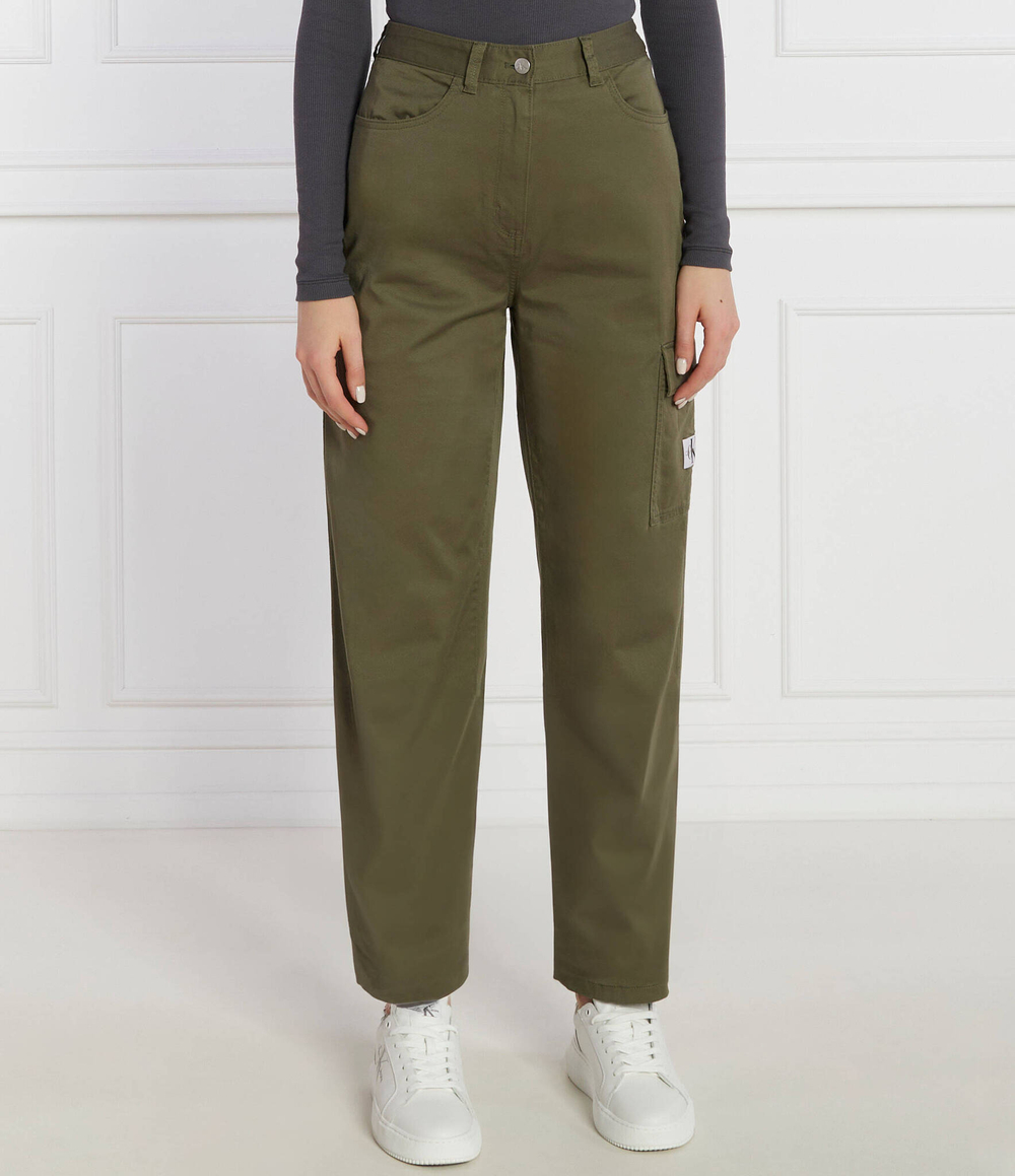 Брюки CALVIN KLEIN JEANS - хаки(J20J221297)